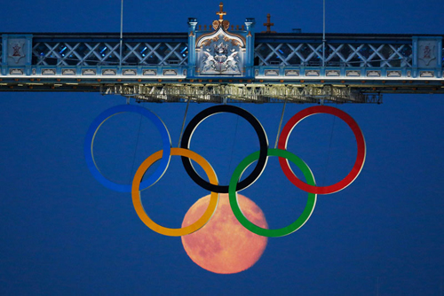 An Olympic Full Moon