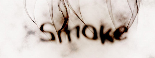 Smoke Effect Typography Smoke Effect Typography