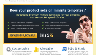 Minisite Templates