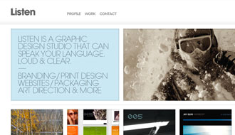 Listen Design site launch