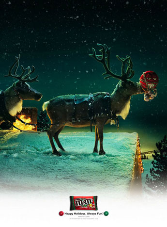 M&M's-Christmas-Ad