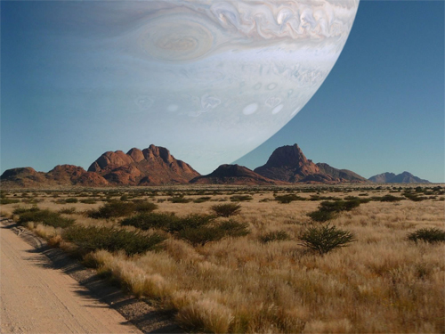 If Jupiter Was The Same Distance As The Moon