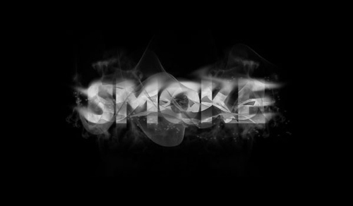 Create Smokey Typography
