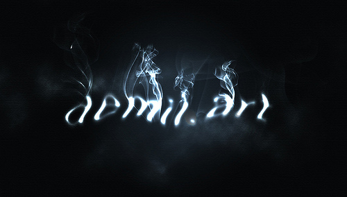 Smoke Typography