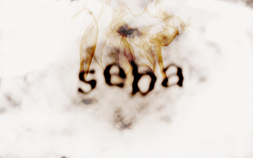 Smoke Typography