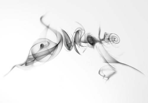 Smoke Typography