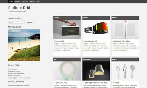 WordPress Theme Codium Grid WordPress Theme Codium Grid