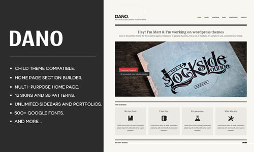 WordPress Theme Dano