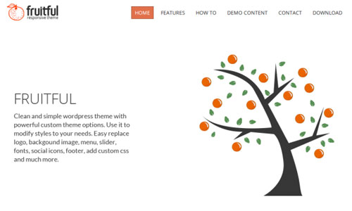 WordPress Theme Fruitful WordPress Theme Fruitful