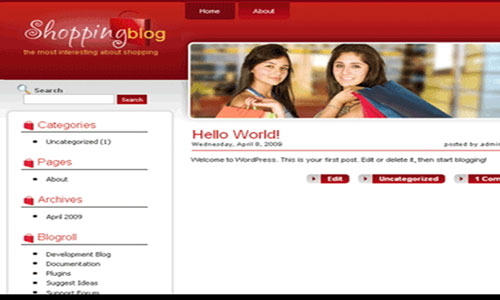 WordPress Theme Shopping WordPress Theme Shopping